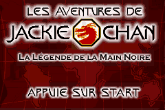 Aventures de Jackie Chan, Les - La Legende de la Main No Title Screen